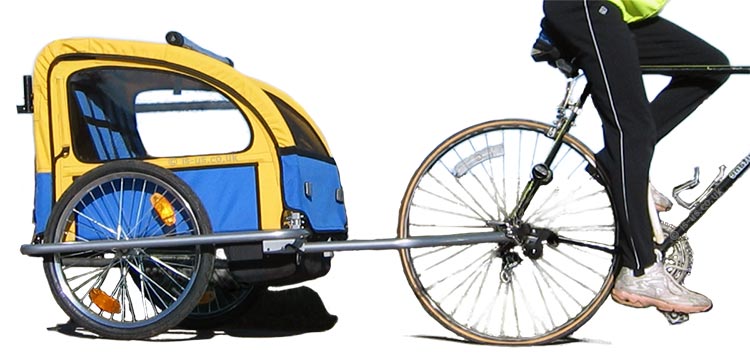 Pull behind hot sale bike trailer